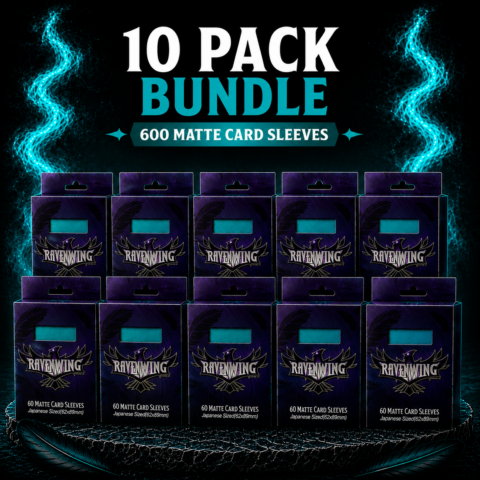 Teal 10pk Ravenwing Sleeves