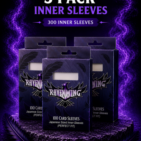 Inner 3pk Ravenwing Sleeves