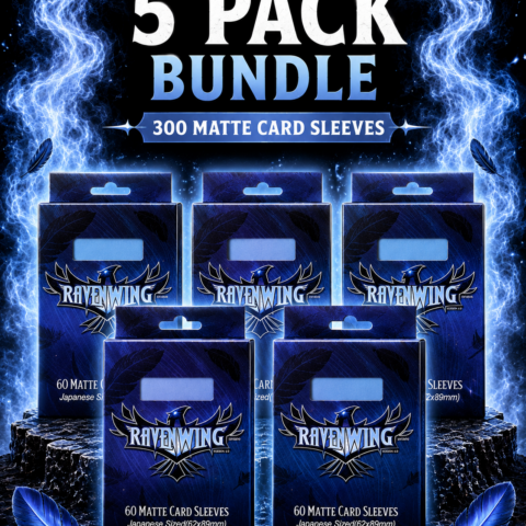 Powder Blue 5pk Ravenwing Sleeves