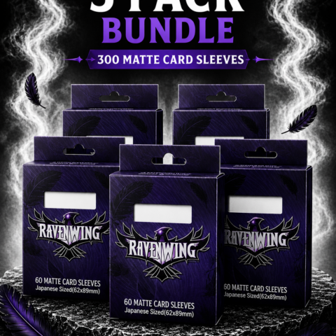 White 5pk Ravenwing Sleeves