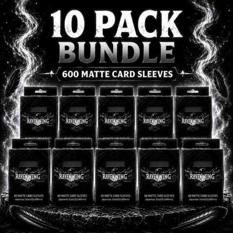 Black 10pk Ravenwing Sleeves