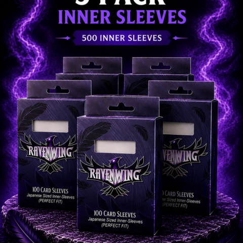 Inner 5pk Ravenwing Sleeves