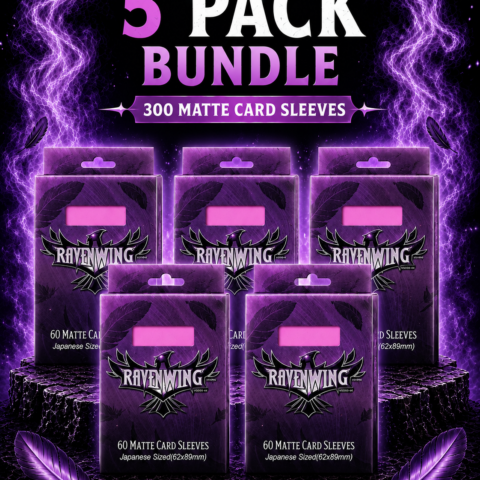 Lavender Purple 5pk Ravenwing Sleeves